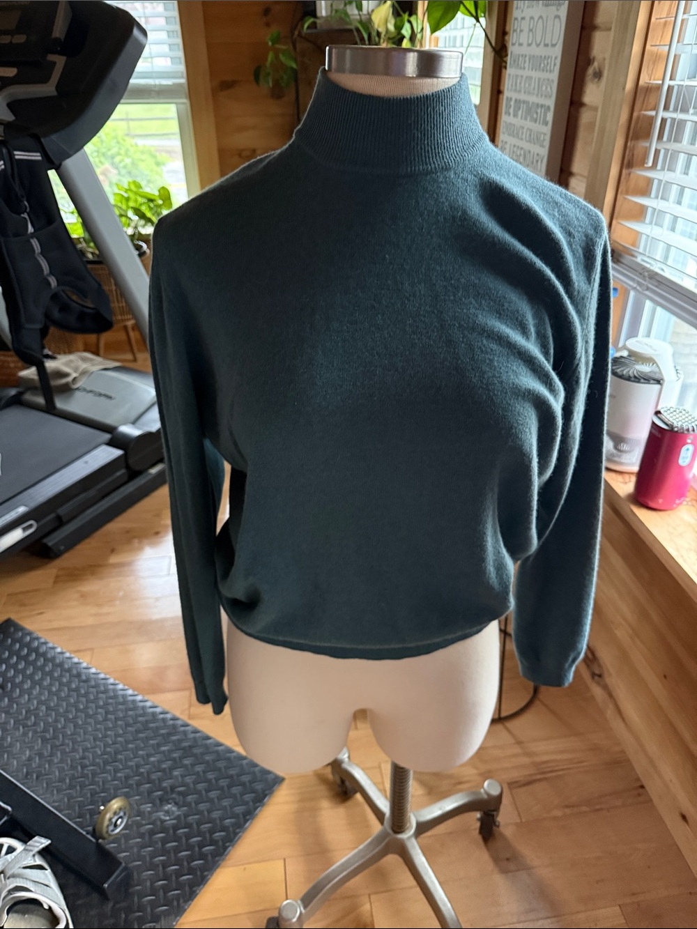 United Colors of Benetton Dark Teal Turtleneck Sweater